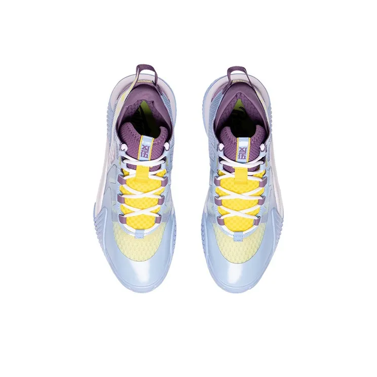 LiNing Badfive 2 Low Cushioning Anti-Slip And Wear-Resistant Low-Top Basketball Shoes Men's Blue Purple-3