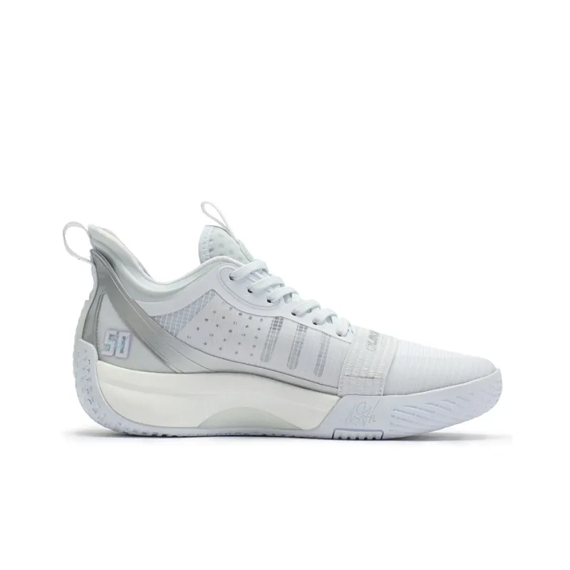 361° Chan 3 Pro Basketball Shoes Men Mid Top White/Blue-1