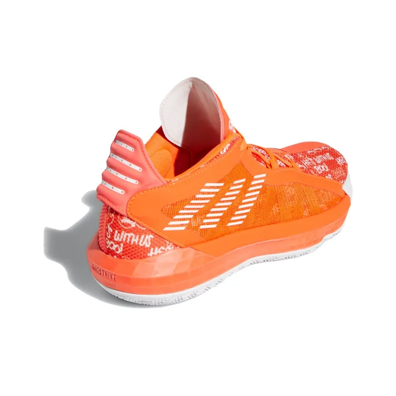 Adidas Dame 6 Shoes Orange-3