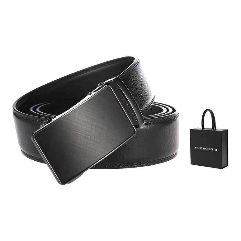 FREE RABBITⅡ Minimalist Style Casual Belt For Young And Middle Aged Professionals 3.5cm Width Men's-3