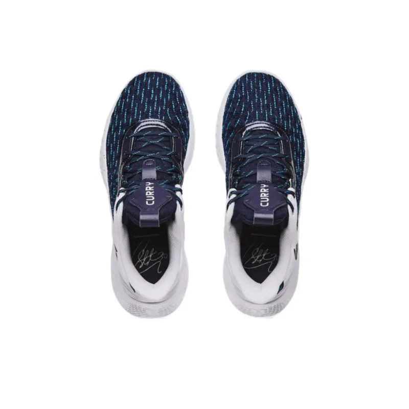 Under Armour Curry Flow 9 Team Midnight Navy White-3