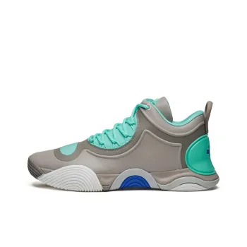 EQLZ EQUALIZER Cushioning Anti Slip And Wear Resistant Coverage Low Top Basketball Shoes Men's Gray Green