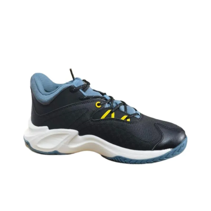 Anta Cushioning Anti-Slip And Wear-Resistant Coverage Support Low-Top Basketball Shoes Men's Navy Blue-1