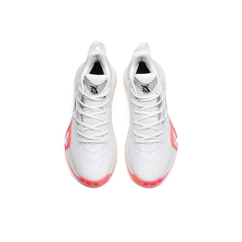 Anta Basketball Collection Feather Low-Top Performance Basketball Shoes Men's White Gray-3