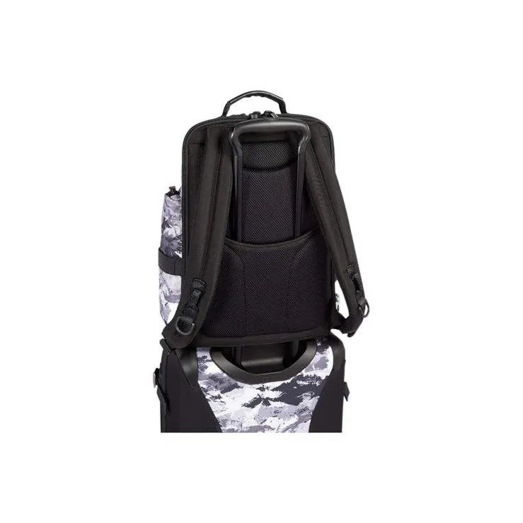 TUMI Alpha Bravo Nylon Laptop Backpack Large Size Unisex Black White-4