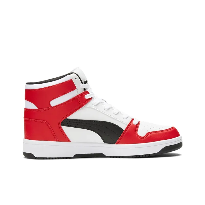 PUMA Rebound LayUp Sl 'White High Risk Red'-1
