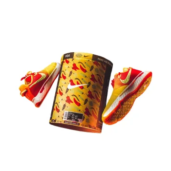 Nike PG 4 EP Mid Top Color Matching Yellow/Red