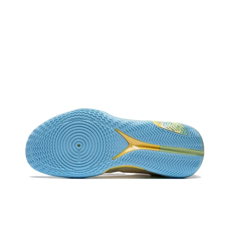 LINING Speed 9 Premium Basketball Shoes Men Low Top White/Blue-4