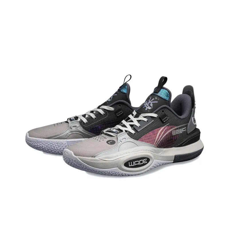 Li Ning Wade All City 10 X Glare We Are One 'Black Silver'-2