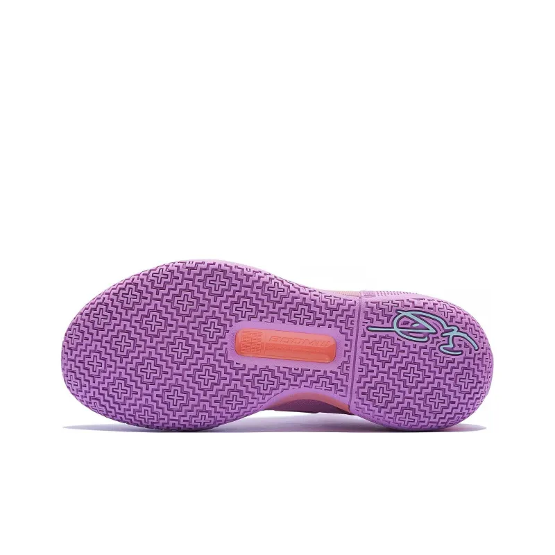 LiNing All City 10 V2 ' Lavender ' Cushioned Slip-Resistant Lightweight Rebound Low-Top Basketball Shoes Purple-5