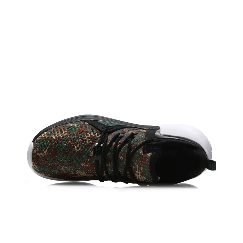 LiNing APOSTLE Light Cushioning, Slip Resistant, Abrasion Resistant Support Mid Top Basketball Shoes Unisex Green Black-2