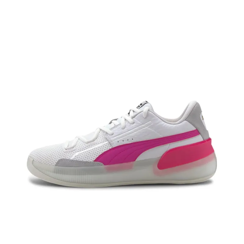 PUMA Clyde Hardwood White Pink-0