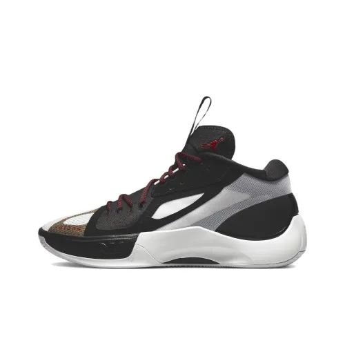 Jordan Zoom Separate Basketball Shoes Men Mid-Top Black/Grey/White/Red