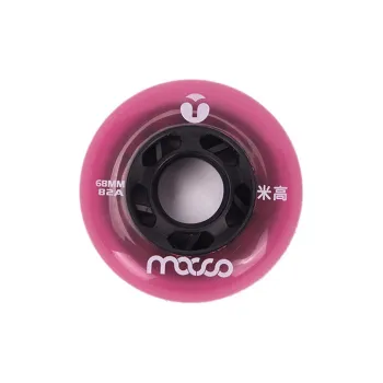Michael Flat Spoke Wheels Double Kick Skateboard 4pcs/box