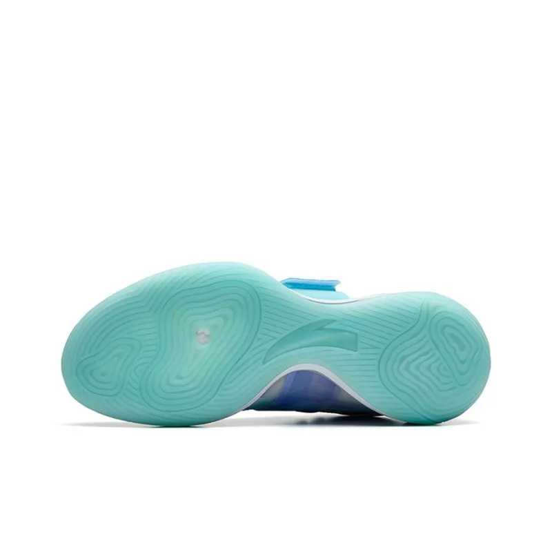 ANTA Water Flower 4 Basketball Shoes Men Low Top Blue/Purple-4