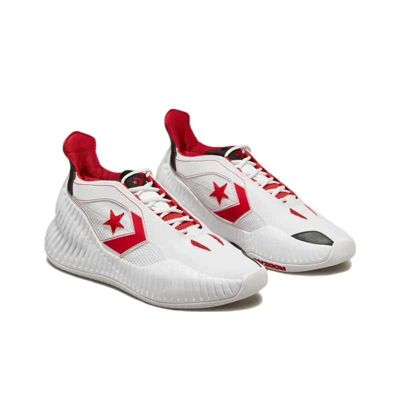 Converse All Star Bb Prototype Cx Mid White University Red-2