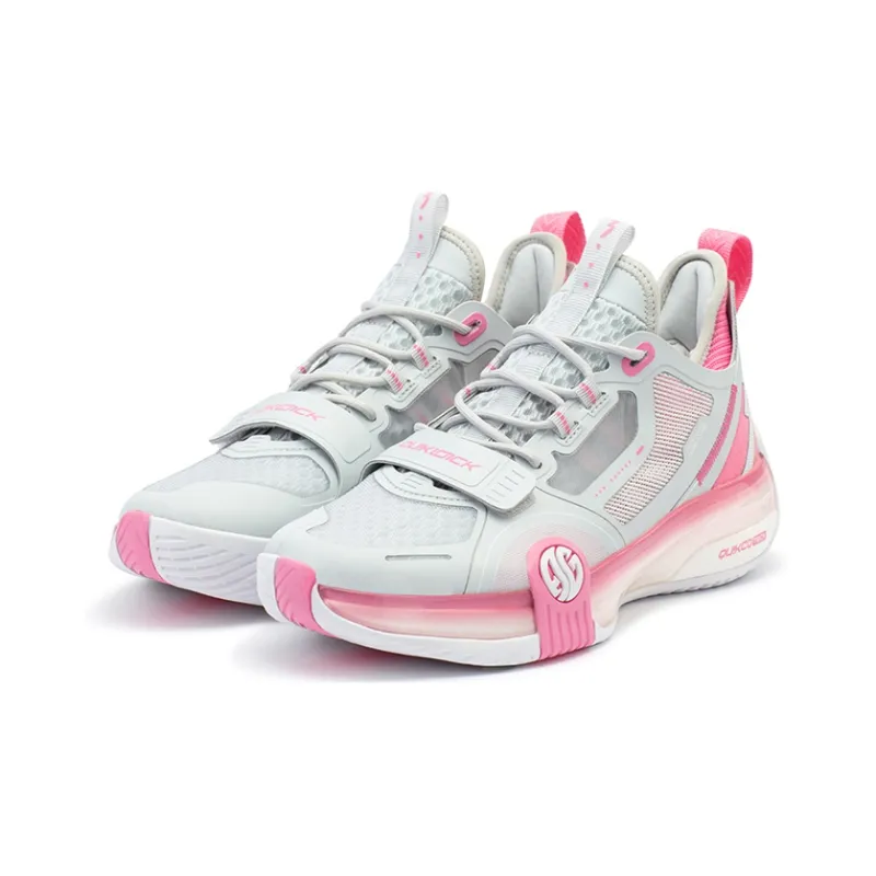 361° Chan 3 Pro SE Low-Top Performance Basketball Shoes Men's Gray Pink-2