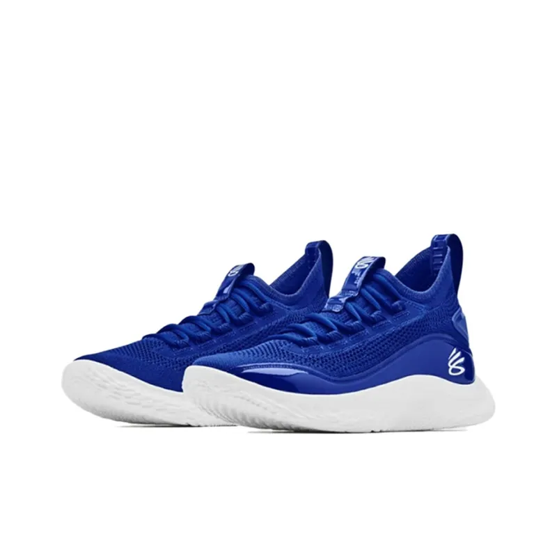 Under Armour Curry Flow 8 Royal Blue White-2