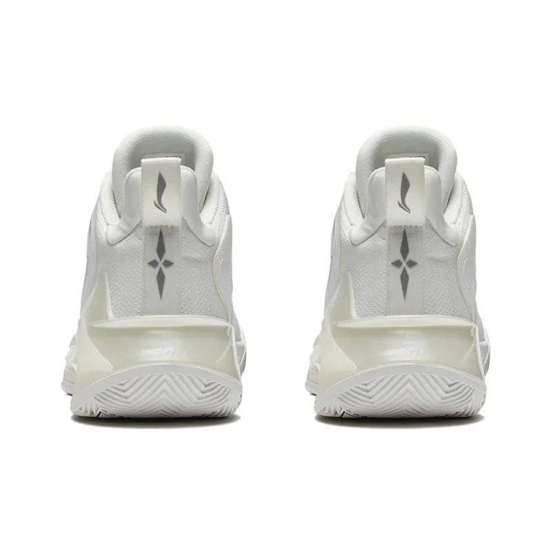 LiNing Liren 3 White Pearl Cushioning Anti-Slip And Wear-Resistant High-Top Basketball Shoes Mist White-3