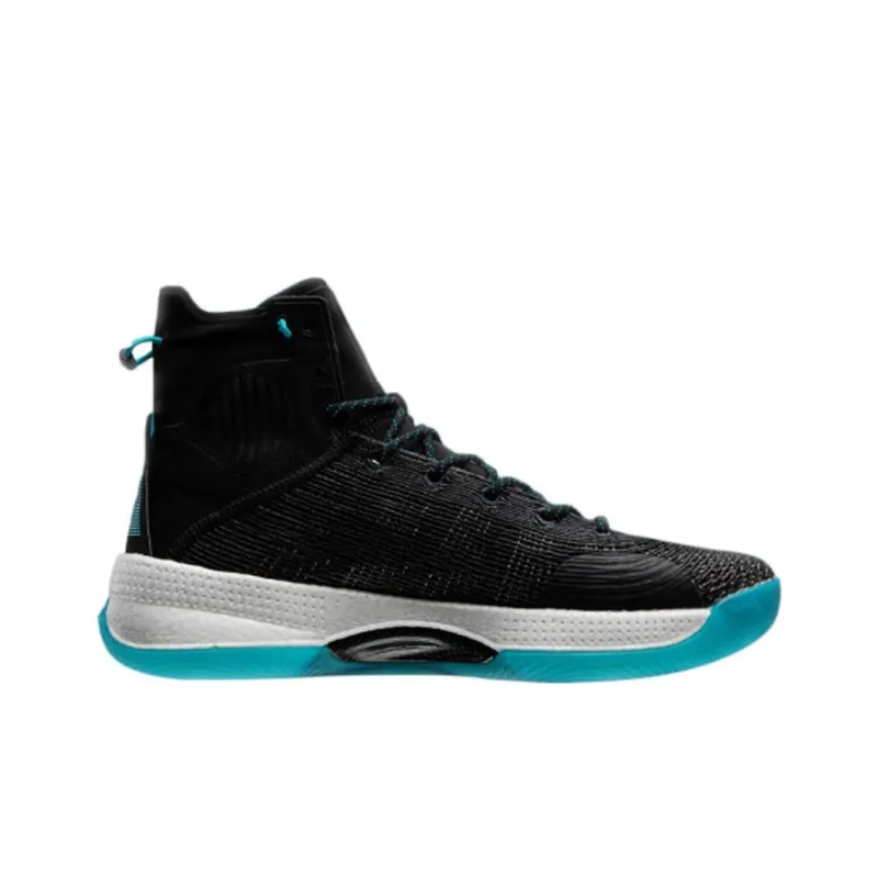 LiNing YuShuai 13 Boom Cushioned Slip Resistant High Top Performance Basketball Shoes Men's Black Blue-1