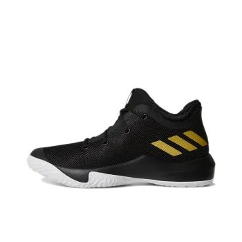 Adidas D Rose Menace 3 Wear Resistant Low Top Performance Basketball Shoes Men's Black Gold