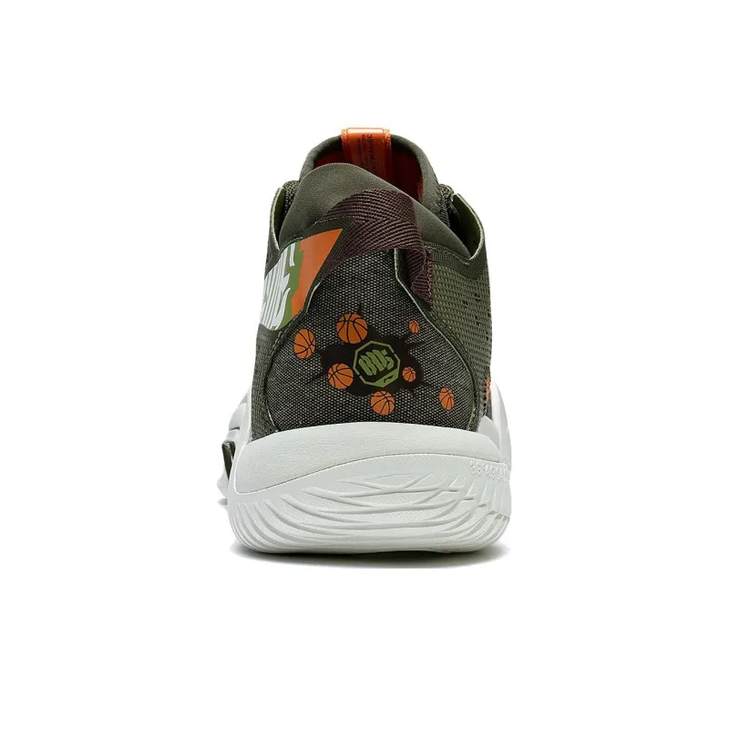 LiNing Badfive 2 Low Cushioning Anti Slip And Wear Resistant Low Top Basketball Shoes Men's Green-5