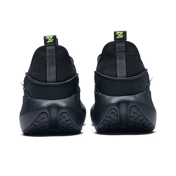 361° Basketball Shoes Men Low Top Obsidian Black/Neon Solar Yellow-3