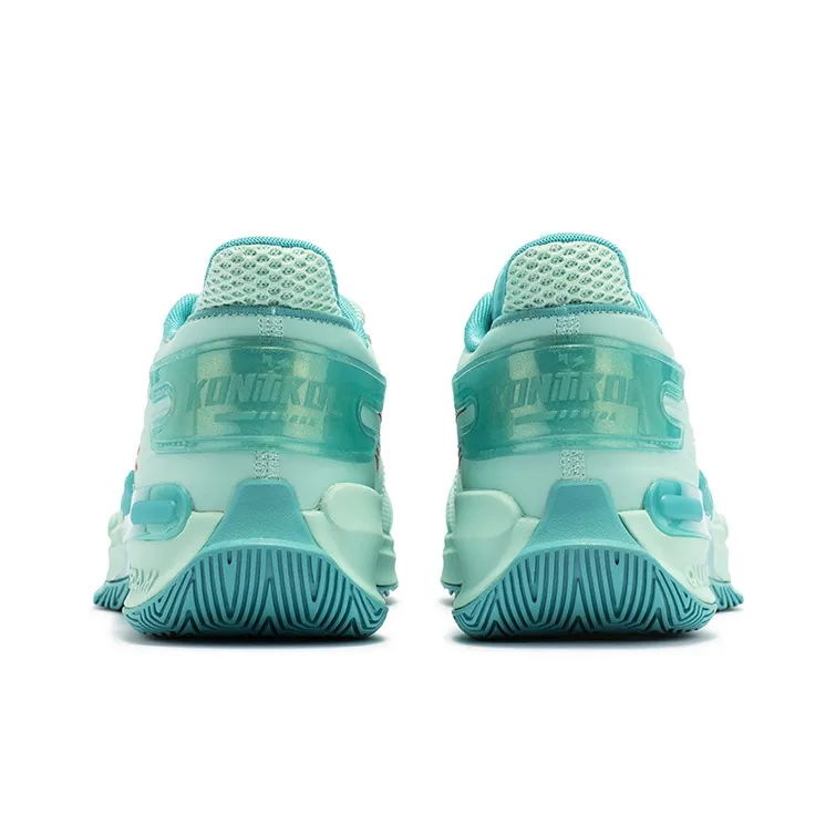 361° Restraint 2 TD Anti-Slip Wear-Resistant Low-Top Basketball Shoes Men's Light Cyan-3