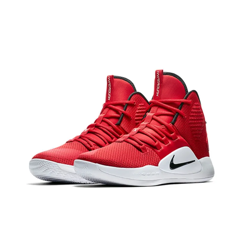 Nike Hyperdunk X University Red White-1