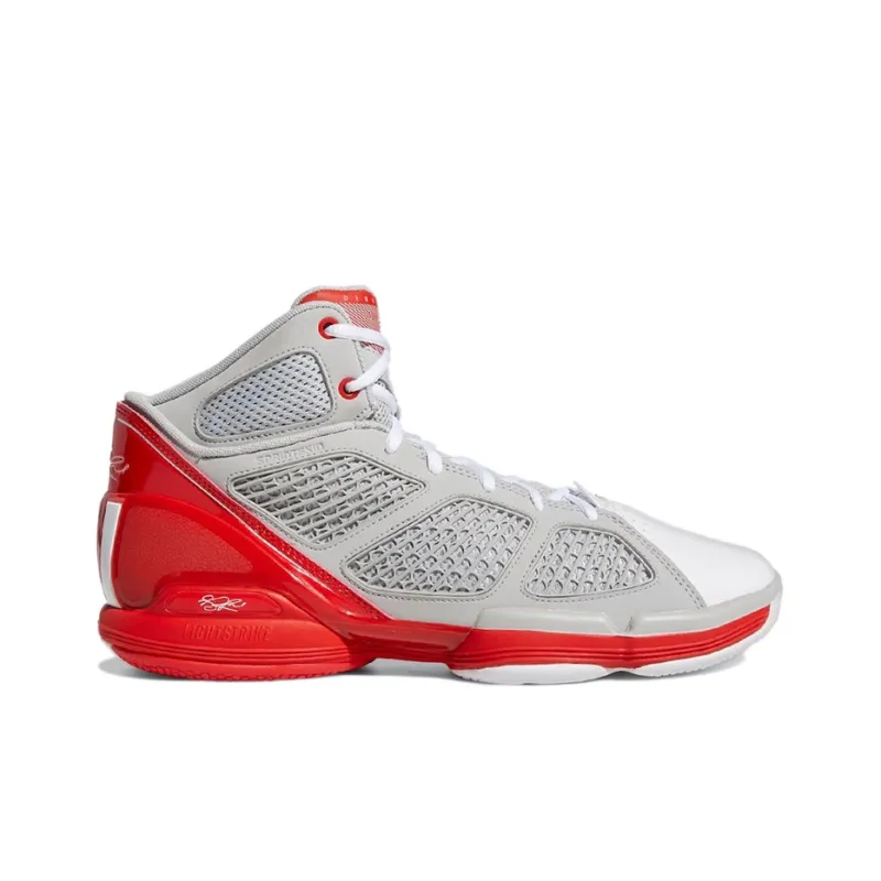 Adidas D Rose 1.5 Grey White Red-1
