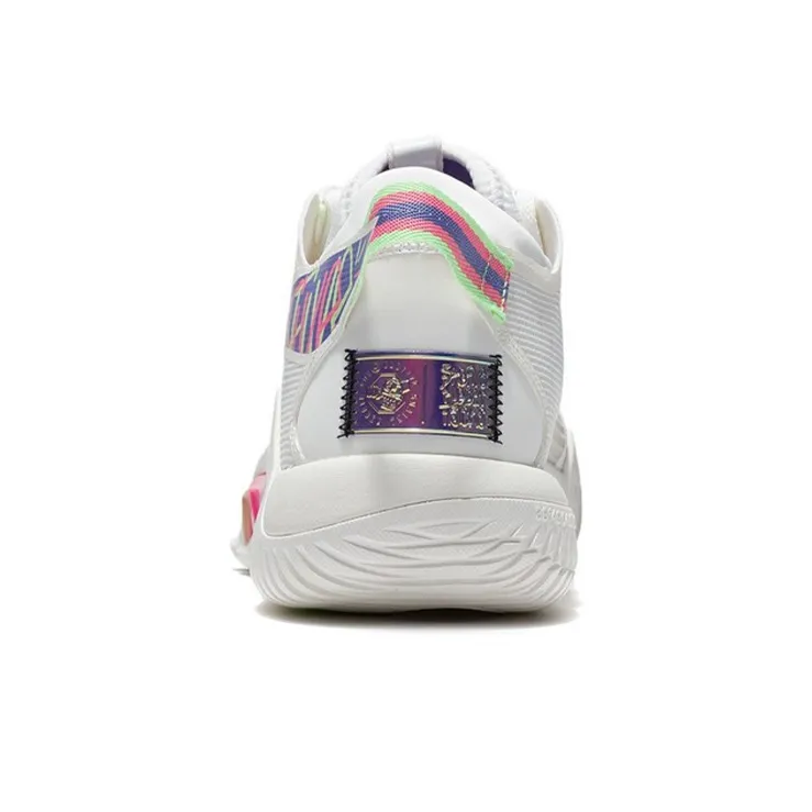 LiNing Badfive 2 Low The Soldier Does Not Tire Of Deceit. Rebound Low Top Performance Basketball Shoes Men's Ecru-5