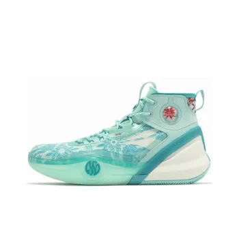 361° AG3 Pro Basketball Shoes Men High Top Light Cyan/Glaze Celadon Green