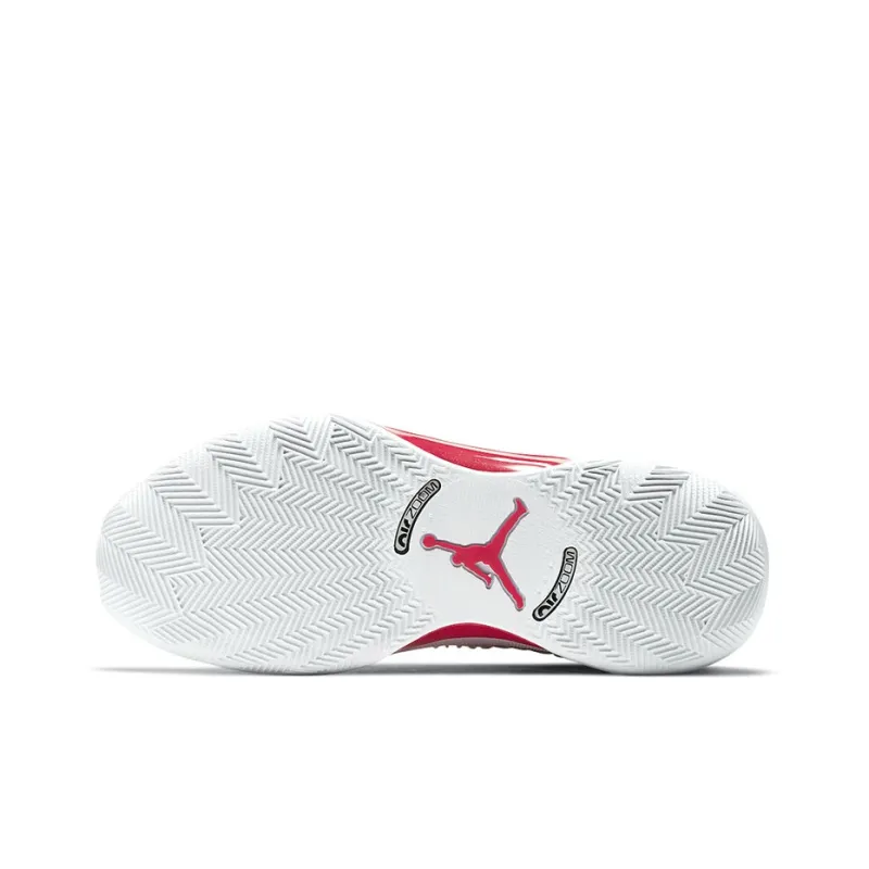 Jordan Xxxv Fire Red White Sole-5