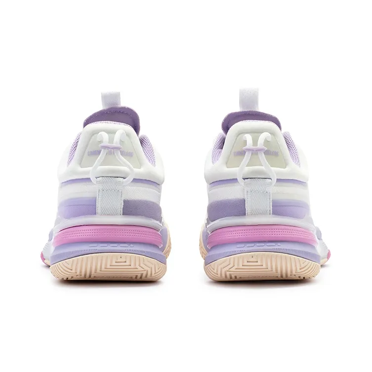 361° DVD1 Low Top Basketball Shoes Men's White Purple-3
