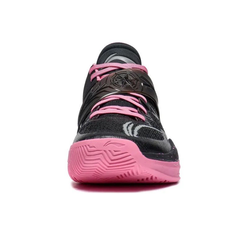LiNing Liren3 TEAM Cushioning Anti Slip And Wear Resistant Low Top Basketball Shoes Men's Black Pink-4