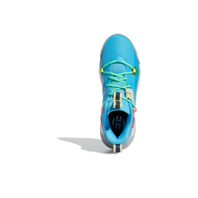 Adidas Harden Stepback 3 Anti-Slip And Wear-Resistant Coverage Support Mid-Top Basketball Shoes Men's Blue-4