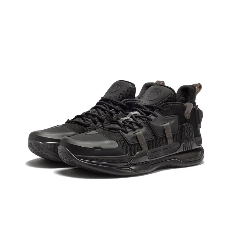 361° RXAG1 Wear Resistant Slip Resistant Low Top Performance Basketball Shoes Men's Black-2