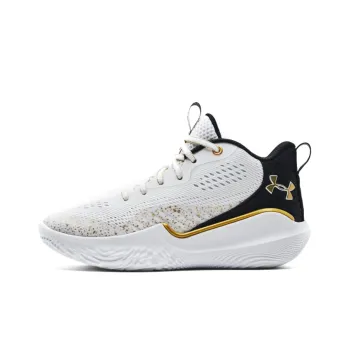 Under Armour Flow Breakthru 2 Basketball Shoes Women's Black White Gold