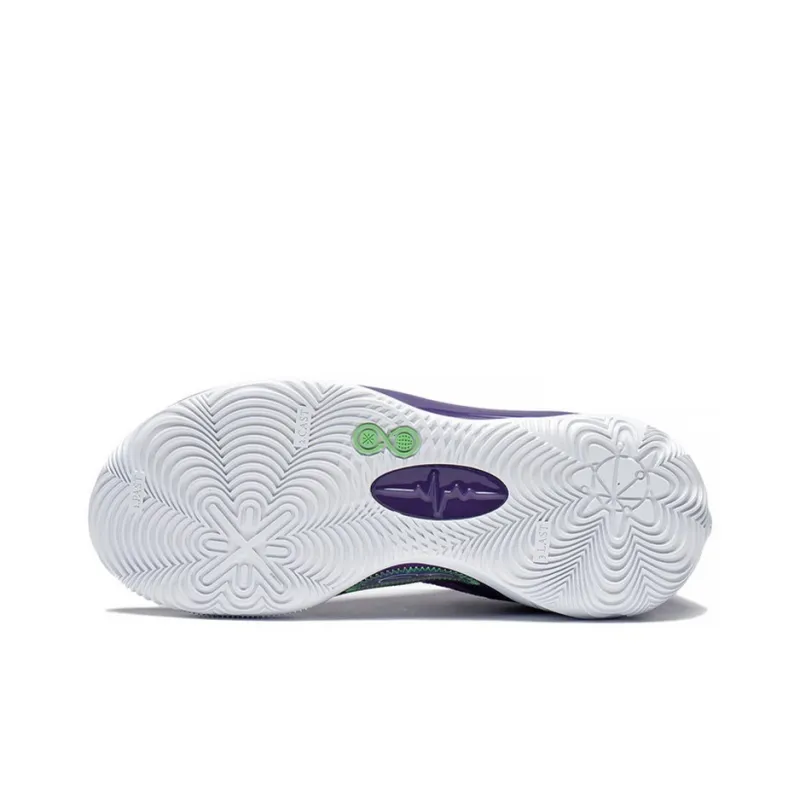 LiNing Wade 808 2 Anti-Slip Wear-Resistant Low-Top Basketball Shoes Quartz Purple-4