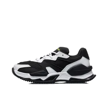 LiNing Reburn Low Top Basketball Shoes Men's Black White