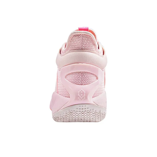 LiNing SONIC 9 Cushioning Anti Slip And Wear Resistant High Top Basketball Shoes Men's Pink-4