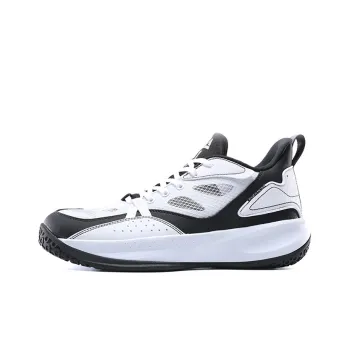 PEAK Mid Top Performance Basketball Shoes Men's White Black