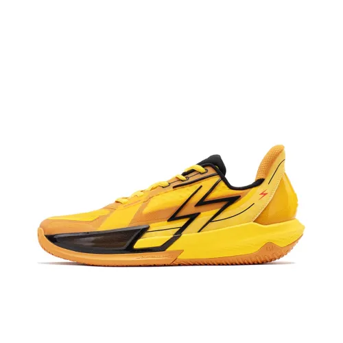 361° Big3 4.0 QUICK Basketball Shoes Men Low-Top Sunshine Yellow/Obsidian Black