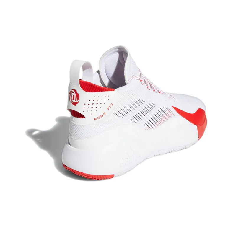 Adidas D Rose 773 Cloud White Vivid Red-3