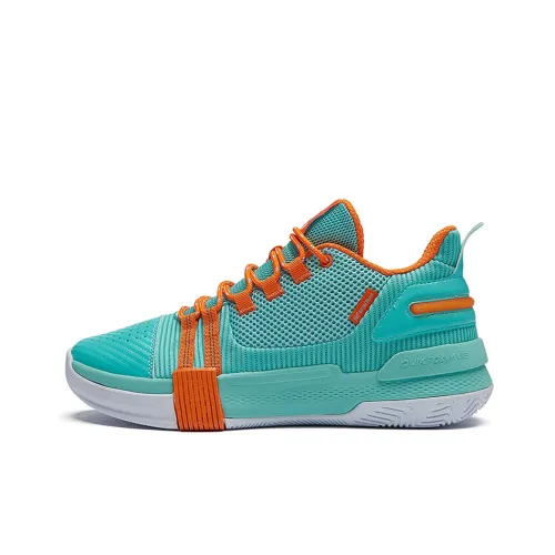 361° Burning War Basketball Shoes Men Low-Top Green/Orange