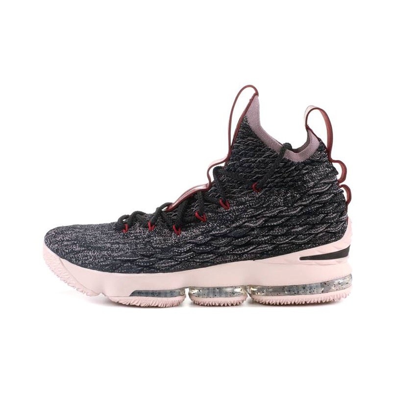 Nike Lebron 15 Basketball Shoes Men High Top Black Red POIZON