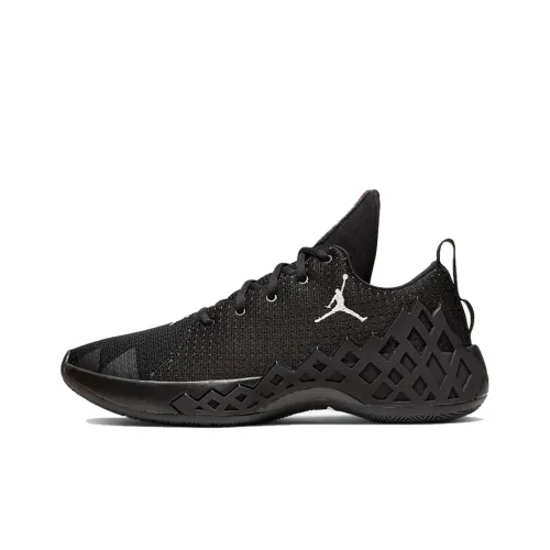 Jordan Jumpman Diamond Basketball Shoes Unisex Low-Top Black