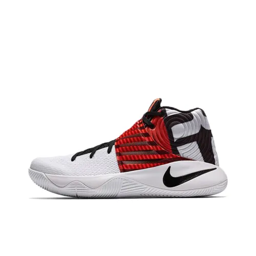 Nike Kyrie 2 Basketball Shoes Men Mid-Top White/University Red/Black