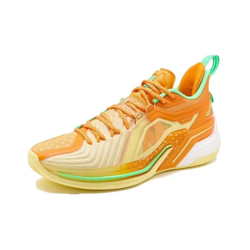 XTEP Jeremy Lin Three Generations Basketball Shoes Men Low Top Orange Yellow/Butter-1