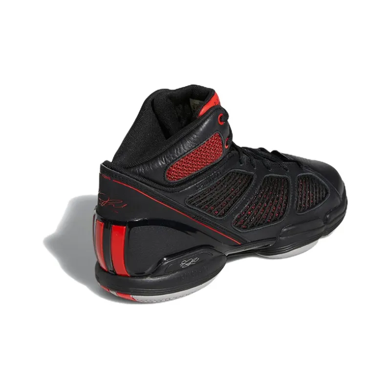 Adidas D Rose 1.5 Restomod Core Black Vivid Red-3